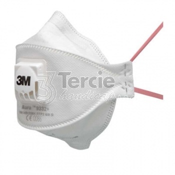 3M 9332 FFP3 respirátor skládací,ventilek