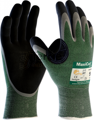 ATG® MaxiCut® Oil™ 34-304 pracovní rukavice z NBR nitrilové mikropěny EN 388(4331B)