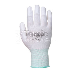 PORTWEST® A121 PU Fingertip rukavice PES s máčením PU na konečcích prstů,EN ISO 21420