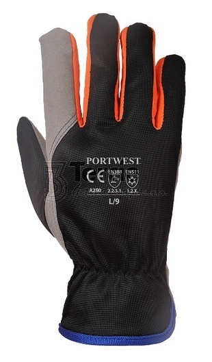 PORTWEST® A280 Wintershield rukavice pracovní zateplené,EN388(2211X),EN511(22X)
