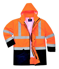 HiVis oranžová/modrá
