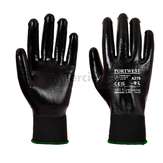 PORTWEST® A315 Rukavice All-Flex Grip rukavice polyesterová 13g máčená v nitrilu,EN388(3121X)