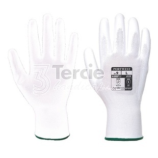PORTWEST® A129 rukavice polyesterová máčená v PU,EN388 (3131X),EN ISO 21420 Obratnost 5