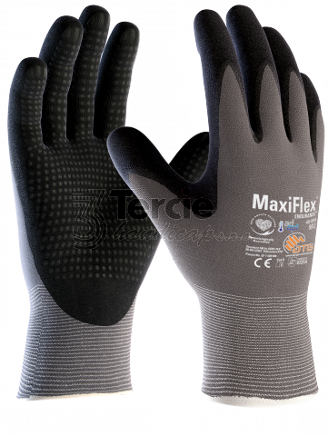 ATG® MaxiFlex® Endurance™ with AD-APT® 42-844 pracovní rukavice s nánosem NBR a terčíky,EN388(4131A)