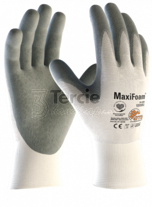 ATG® MaxiFoam® 34-800 pracovní nylonová rukavice s nánosem NBR nitrilové pěny,EN388(4121A)
