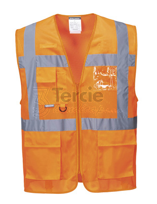 PORTWEST® C376 HiVis vesta reflexní Athens MeshAir Executive,EN ISO20471 Třída 2