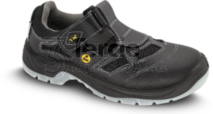 VM FOOTWEAR® BERN S1 ESD černá,sandál bezpečnostní,EN ISO 20345:2012,EN ISO 61340–5–1:2017, ed.3