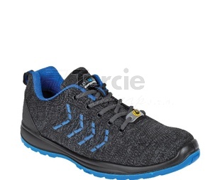 BENNON® KNITTER S1 ESD blue LOW polobotka bezpečnostní,EN ISO 20345,EN ISO 61340-4-3