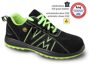VM FOOTWEAR® TOKIO 2125-S1 ESD bezp. Polobotka celokožená ESD