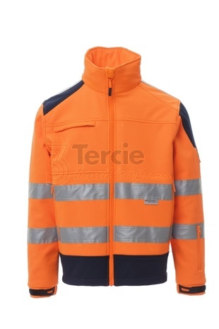 PAYPER® SCREEN HiVis pánská softshellová bunda,EN ISO 20471,Třída2,WP 8000 mm H2O, WVT 5000 g/m2 24h