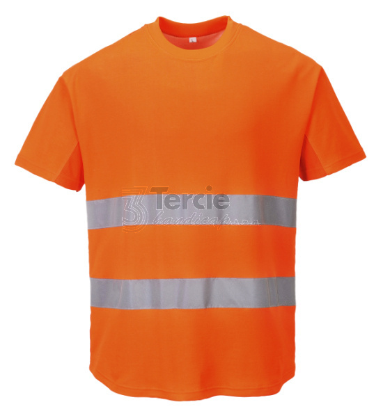 PORTWEST® C394 Pánské triko,55 % bavlna, 45 % polyester,EN ISO 20471 Třída 2
