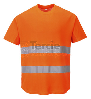PORTWEST® C394 Pánské triko,55 % bavlna, 45 % polyester,EN ISO 20471 Třída 2