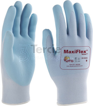 ATG® MaxiFlex® Active™ 34-824 nylonová rukavice nánosovaná NBR nitrilovou pěnou,EN 388 (4131)