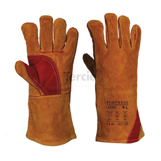 PORTWEST® A530 svářečská rukavice zesílená,EN388(4243X);EN12477 (Typ A)