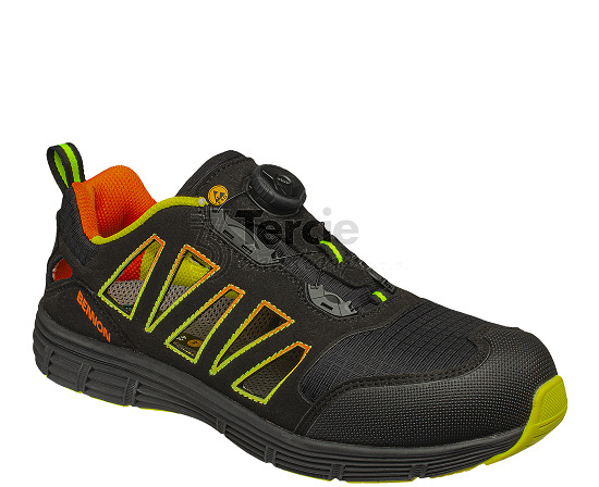 BENNON® REBEL S1P ESD Green LOW ATOP polobotka bezpečnostní