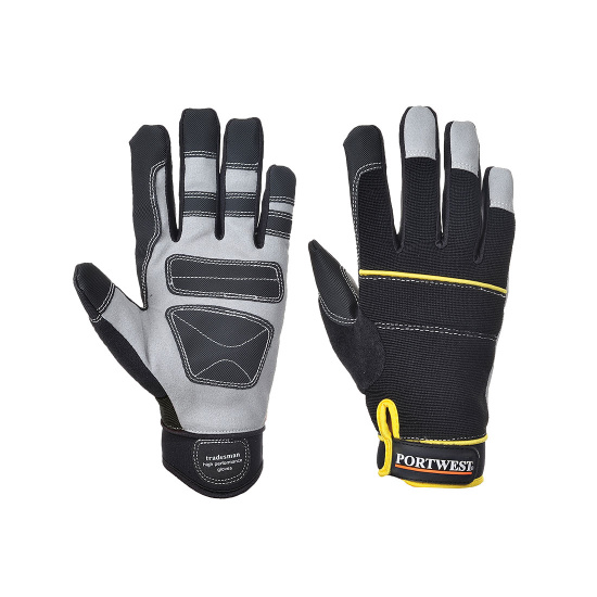 PORTWEST® A710 Tradesman-high performance pracovní rukavice - A710BKR.jpg