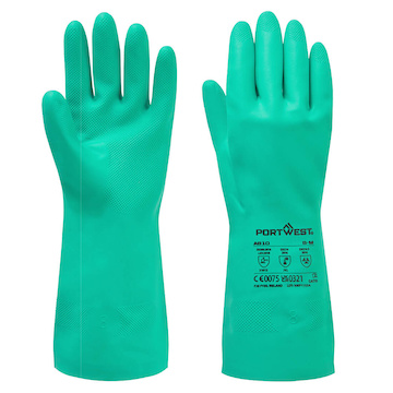 PORTWEST® A810 Nitrosafe Chemical rukavice nitrilové chemicky odolné,EN388(3101X),EN374-1(Typ B),(JKL),EN374-5 - A810GNR.jpg