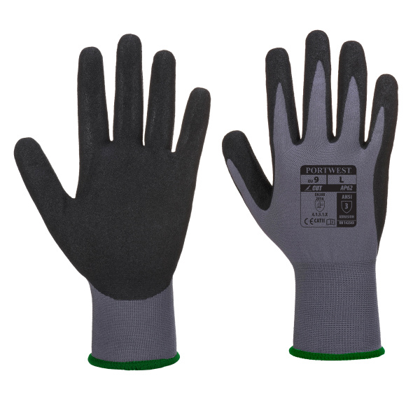 PORTWEST® AP62 Dermiflex Aqua nylonové rukavice s nánosem nitrilové pěny,EN388(4131X) - AP62G8R.jpg