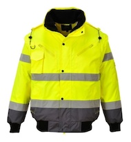 HiVis žlutá-šedá