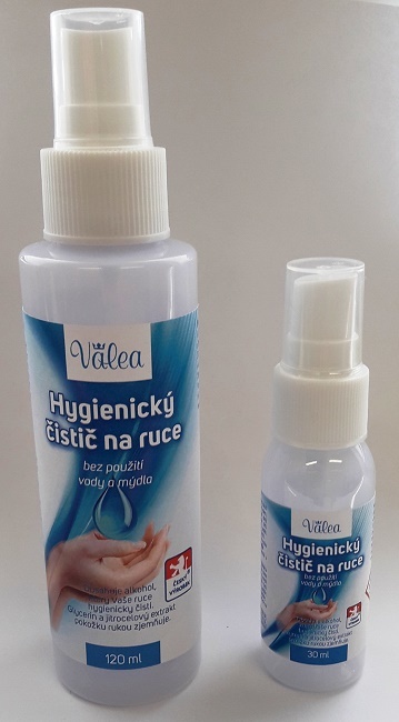 VALEA dezinfekční a hygienický čistič na ruce - hygienický čistič na ruce 30 ml + 120 ml .jpg