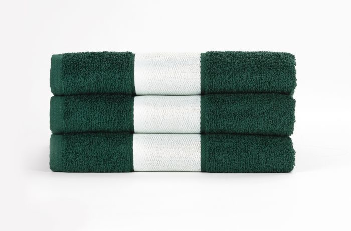 Froté ručník PRINT, 400g/m2,  9 cm široká PES bordura - print dark green 6851.jpg