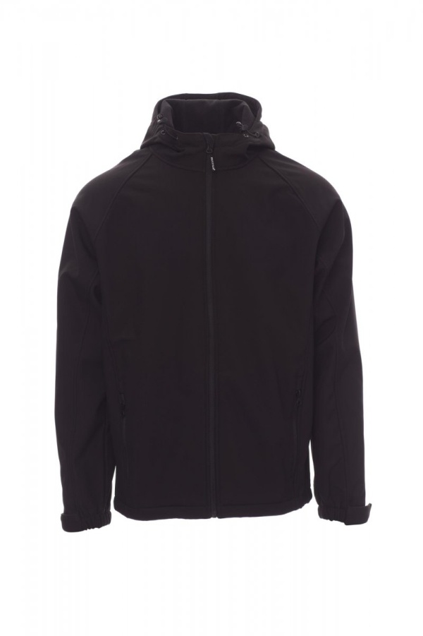 PAYPER® GALE pánská softshellová bunda s kapucí - GALE_black.jpg