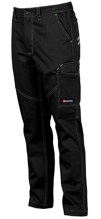 PAYPER® WORKER STRETCH kalhoty unisexové do pasu - WORKER_STRETCH_BLACK.jpg