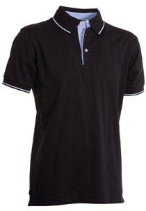 PAYPER® CAMBRIDGE Polokošile pánská s krátkým rukávem, 100% ba, 175 g/m2 - black.jpg