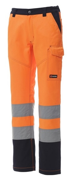 PAYPER® CHARTER LADY Hi-Vis kalhoty do pasu, EN ISO 20471,Třída 2 - charter_lady_HiVis_orange_blue.jpg