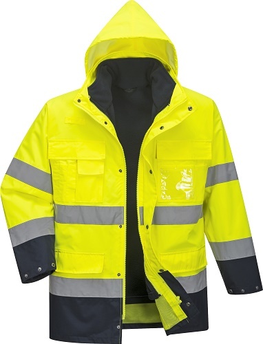 PORTWEST® S162 reflexní bunda HiVis Lite 3v1 s odepínací fleecovou mikinou EN ISO 20471 Třída 3 - S162YNR_2.jpg