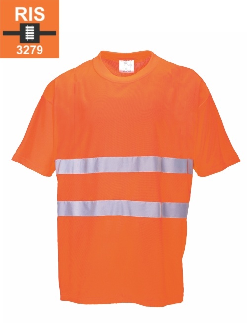 PORTWEST® Reflexní tričko Comfort S172,55% cotton, 45% polyester - S172ORR_RIS.jpg