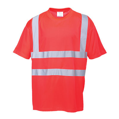 PORTWEST® Reflexní tričko S478 H-iVis,100% PES,150g/m2,EN ISO 20471 - S478RER.jpg