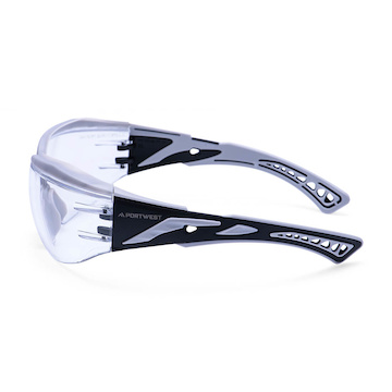PORTWEST® PS20 Dynamic Plus brýle ochranné straničkové,EN166 1 FT K N,EN170 2C-1.2,EN172 5-3.1 - PS20CLR_R.jpg