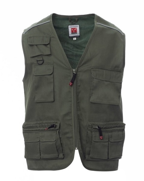 PAYPER® POCKET vesta pánská letní s kapsami - POCKET_military_green.jpg