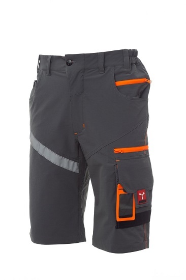 PAYPER® NEXT 4W SHORTS unisexové bermudy - NEXT_4W_SHORT_kourova-cerna.jpg