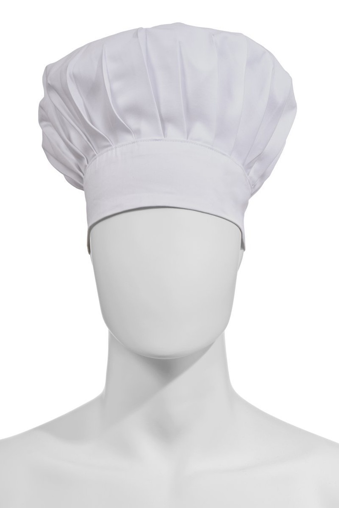 PAYPER® BASIL čepice kuchařská nízká unisex - cepice-bila-BASIL-PAYPER.jpg