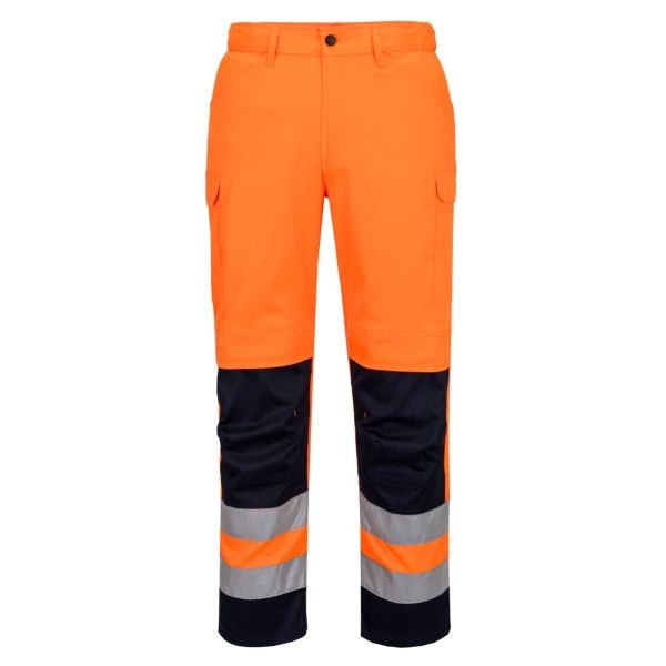 PORTWEST® T143 Hi-Vis Mesh Panel Trousers,kalhoty do pasu výstražné,EN ISO 20471 - T143ONR.jpg