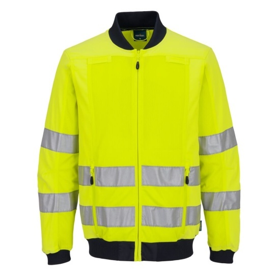 PORTWEST® T164 Hi-Vis Mesh Panel Work Jacket blůza,EN ISO 20471 - T164YNR.jpg