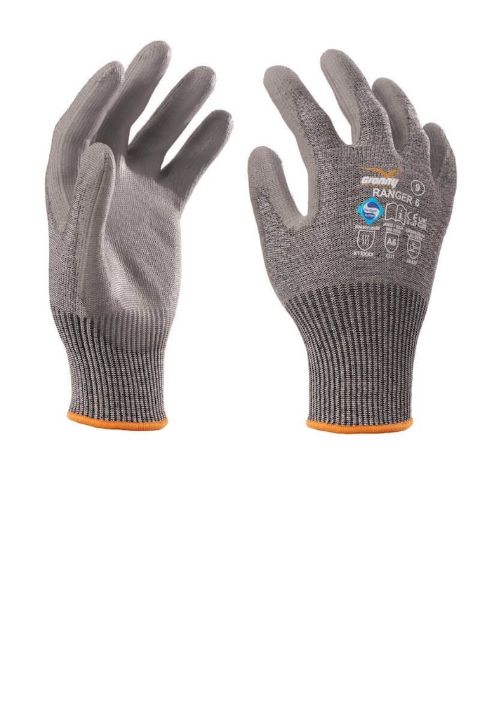 PAYPER® RANGER 6 rukavice protiřezné HPPE 13G máčené v PU,EN 388 (4X43F),EN 407 (X1XXXX) - ranger-6.jpg