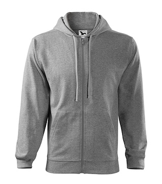MALFINI® TRENDY ZIPPER mikina pánská s kapucí,celopropínací - 410_12_A_lb.jpg